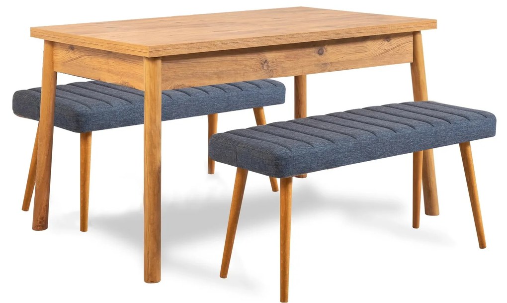 Set mobilier sufragerie Contigo (Pin + albastru). 1127544