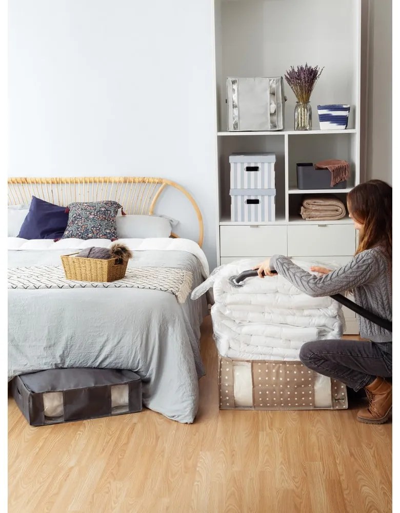 Cutii de depozitare din carton cu capac 2 buc. Stripes – Compactor