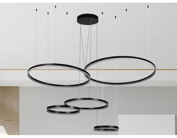 Lustră LED dimabilă pe cablu LED/220W/230V 3000-6500K + telecomandă