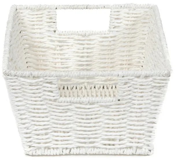 Coș tricotat compactor 31 x 24 x 14 cm, bej