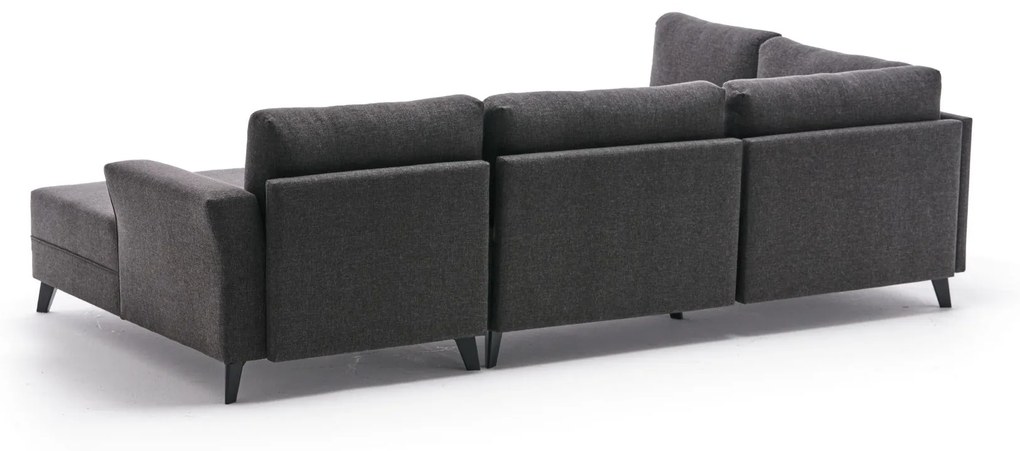 Canapea extensibilă de colț Eris - Anthracite