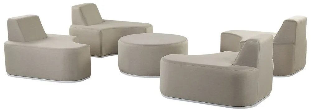 Set mobilier de grădină Fabry (gri). 1078833