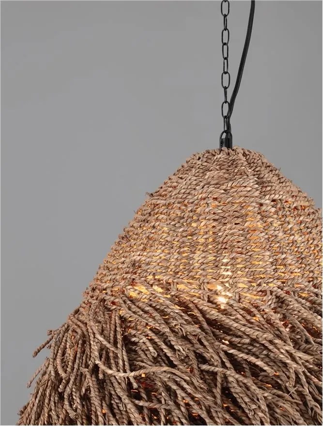 Lustra boho style design natural Hay