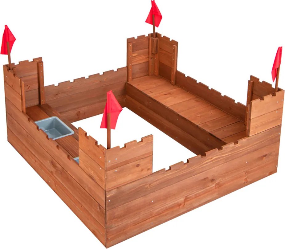 Sandbox în formă de castel