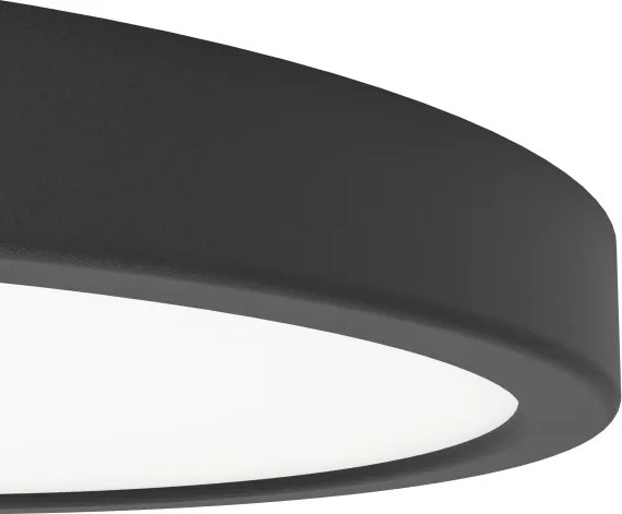 Eglo 901299-LED Plafonieră LED FUEVA, 14,2 W, 230 V, 2700/4000/6500 K, Ø 27,8 cm, neagră