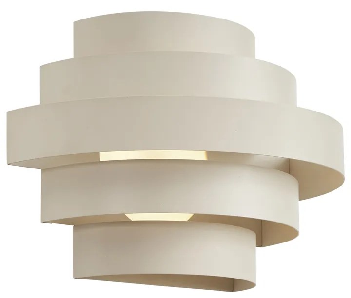 Lampă de perete modernă bej, incl. LED, cu 3 trepte de intensitate luminoasă - Lines