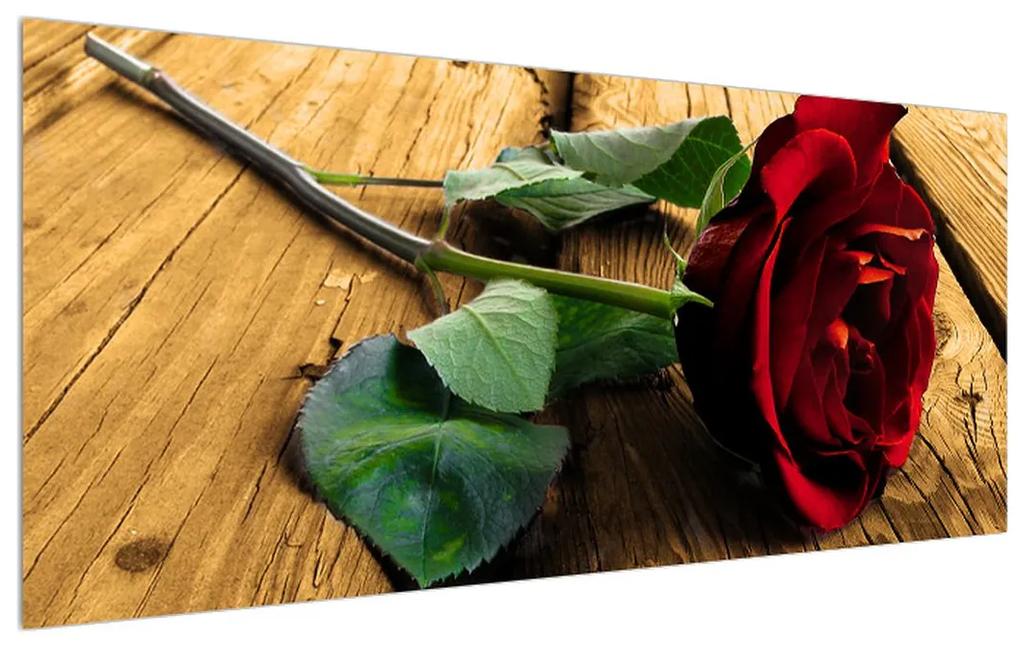 Tablou cu trandafir (120x50 cm), în 40 de alte dimensiuni noi