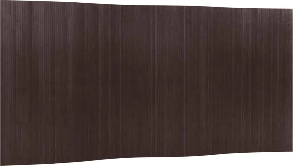 vidaXL Paravan de cameră, maro închis, lățime 400 cm, înălțime 165 cm , bambus