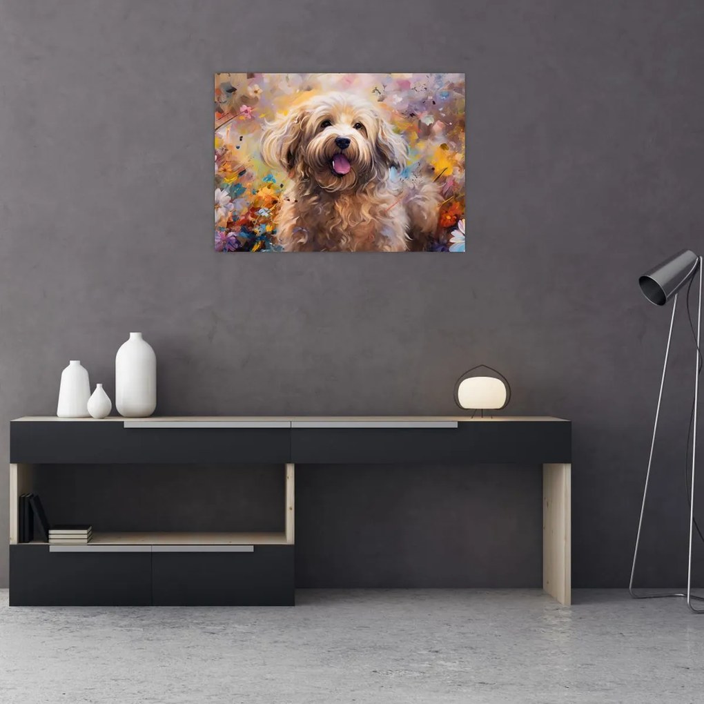 Tablou - Happy Dog II. (70x50 cm)