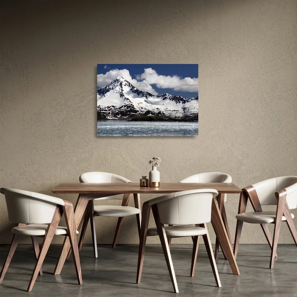 Tablou pe sticlă - Parcul Național Kenai Fjords (70x50 cm)