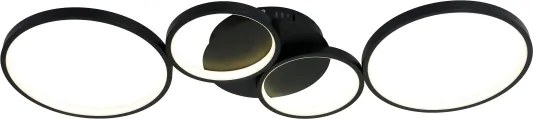 Brilagi - Plafonieră LED ECHO LED/40W/230V 4000K 32x90 cm neagră
