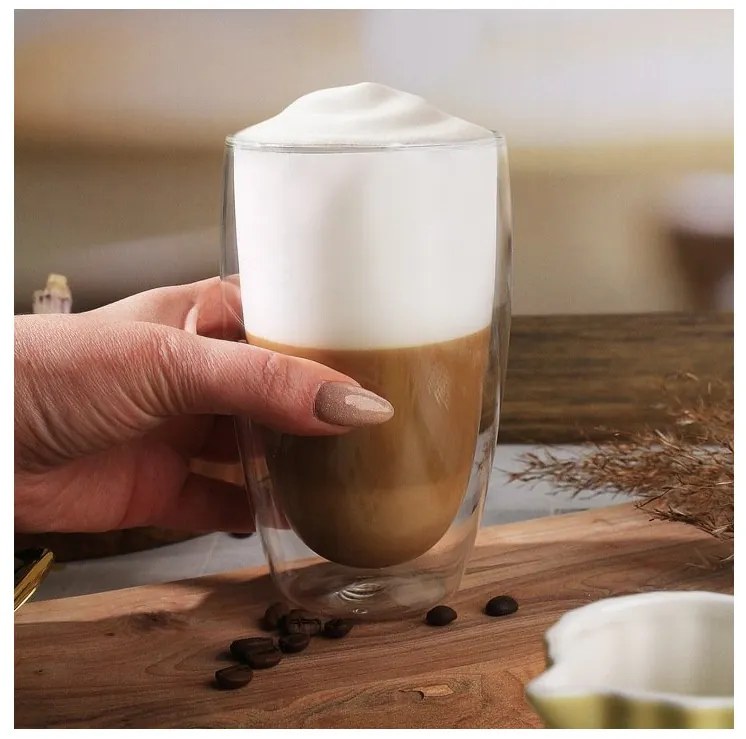 JAKS SET TERMO PAHARE LATTE, TEA 450ML 2 BUCĂȚI