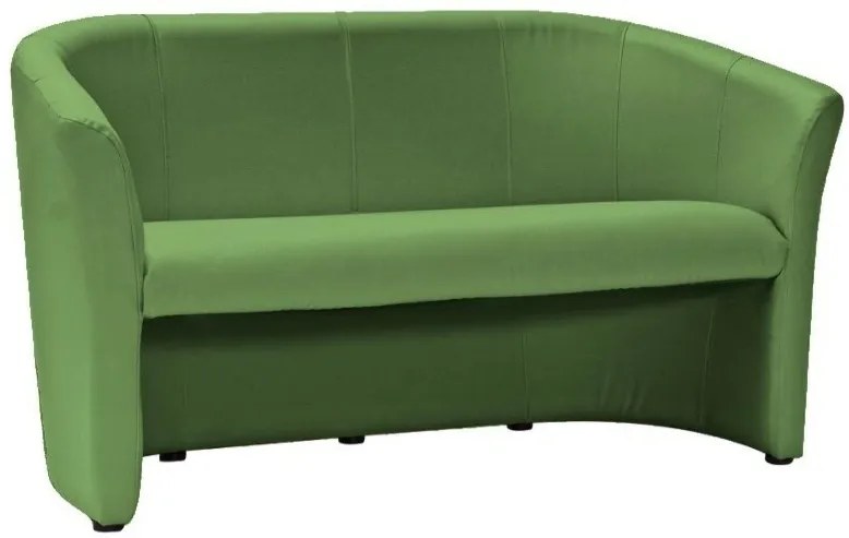 Canapea TM-3 piele ecologica verde/wenge EK11