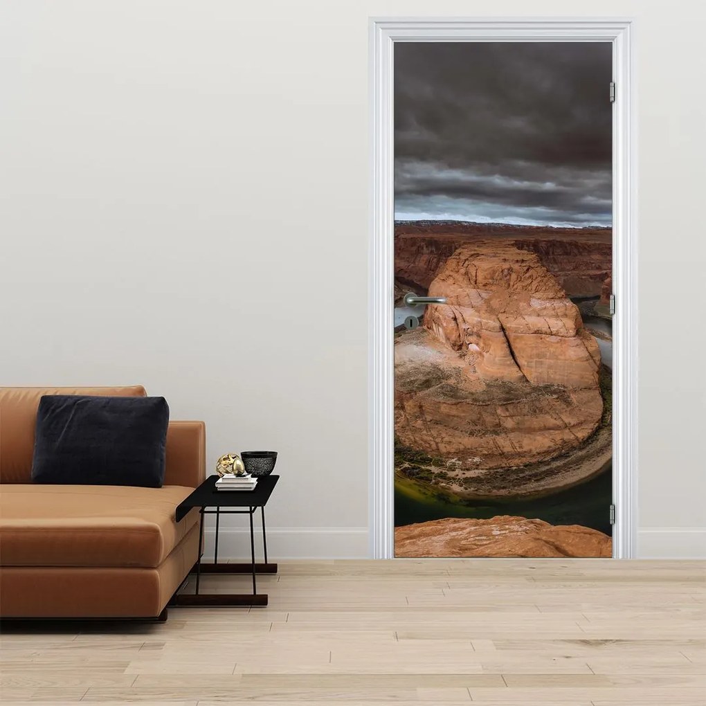 Fototapet pentru ușă - Lac în stăncă (95x205cm)