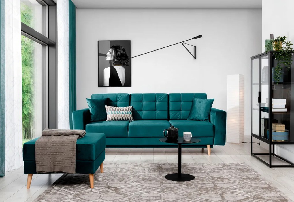 Canapea extensibila Asgard Matvelvet 75