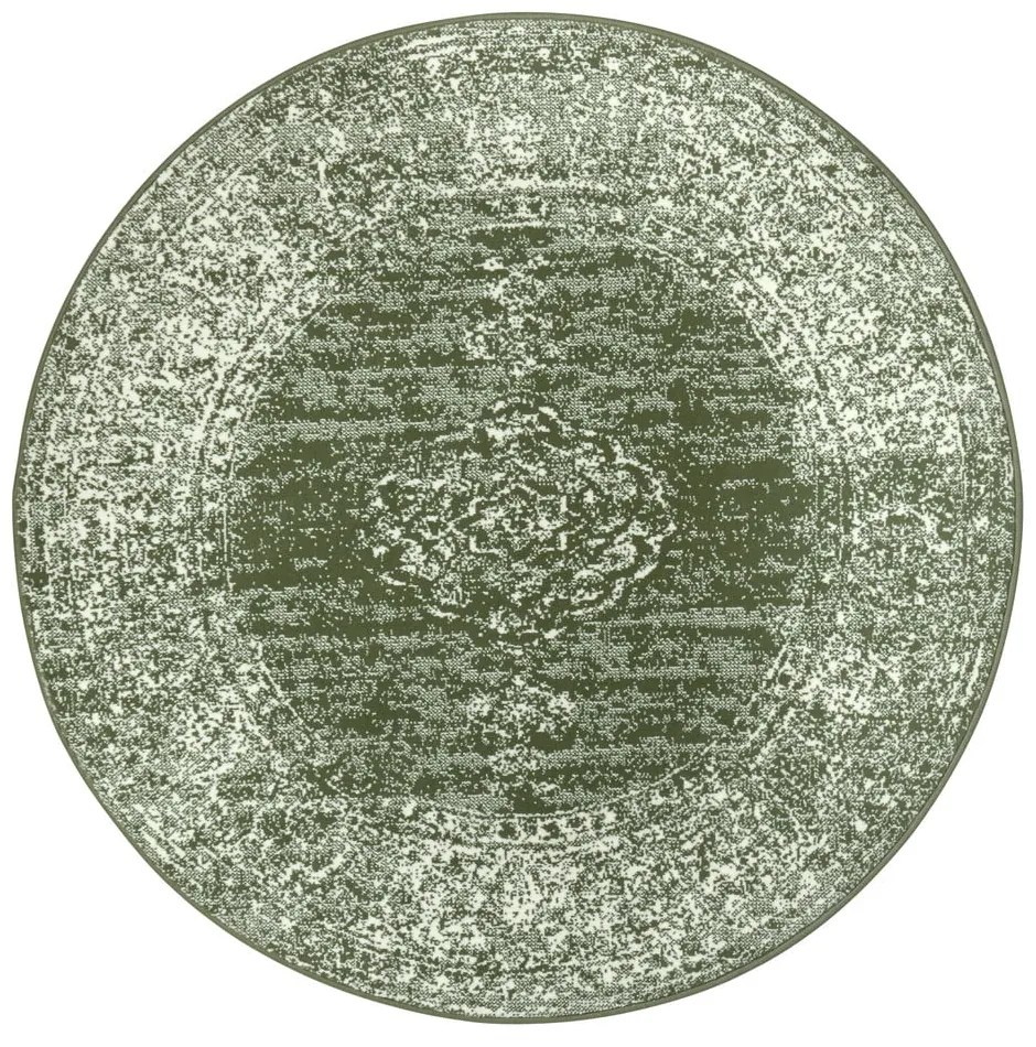 Covor verde rotund ø 160 cm Méridional - Hanse Home