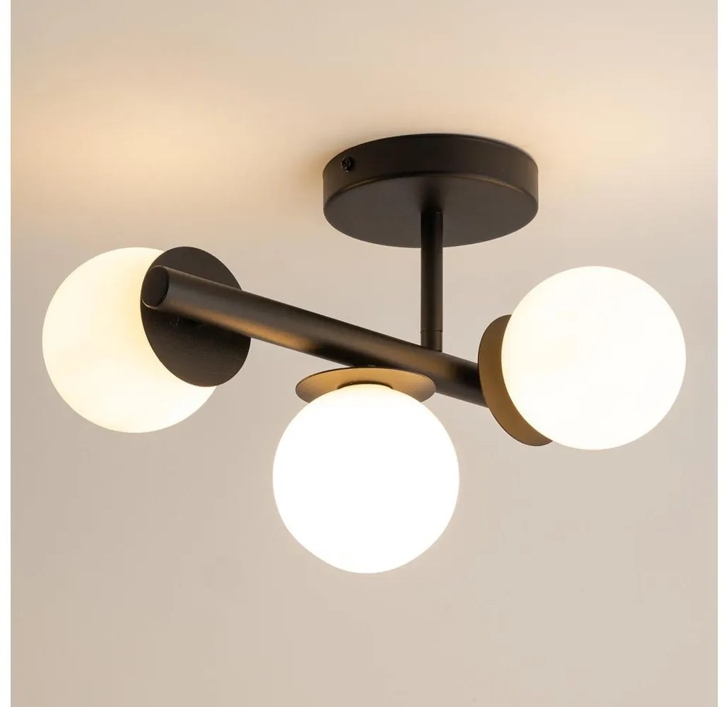 Lustră aplicată AVOLA 3xG9/12W/230V negru