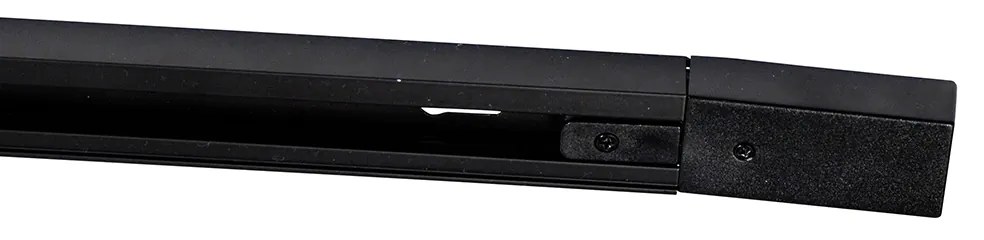 Sistem de iluminat cu șină modern cu 5 spoturi negru cu bronz închis monofazat - Iconic Kohua