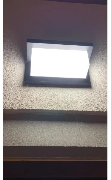 Aplică LED de exterior cu senzor LED/12W/230V IP54 negru