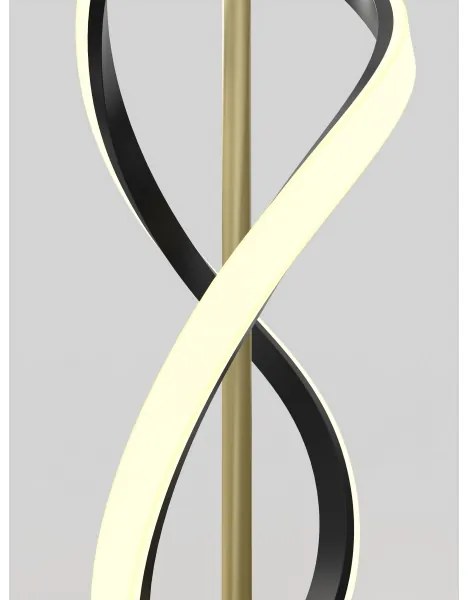 Lampadar LED dimabil Wofi 3134-104 INDIGO LED/31W/230V negru/auriu