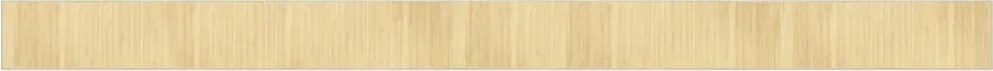 vidaXL Covor dreptunghiular, natural deschis, 70x1000 cm, bambus