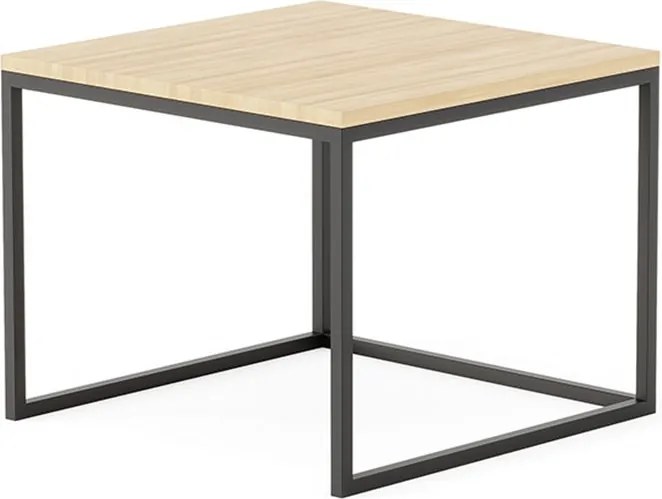 Set lemn masiv măsuțe de cafea 60 × 60 cm / 54 × 54 cm