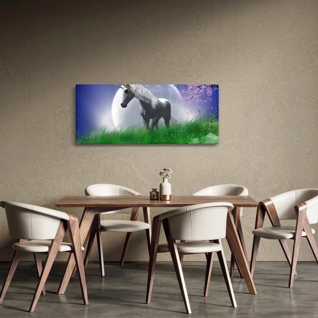 Tablou cu unicorn (120x50 cm)