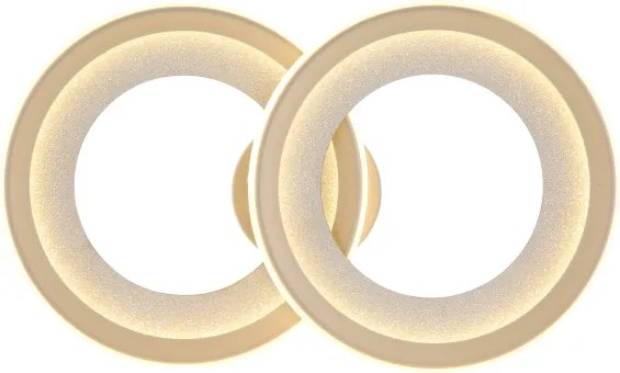 Globo 48064-30S - Lampă de tavan GLITRA cu LED, 30 W, 230 V, 3000 K, 31,5 x 52,5 cm