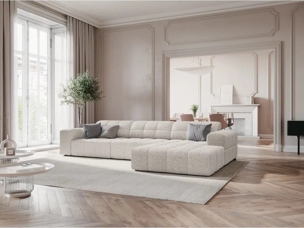 Colțar gri deschis (colț pe dreapta) Chicago – Cosmopolitan Design