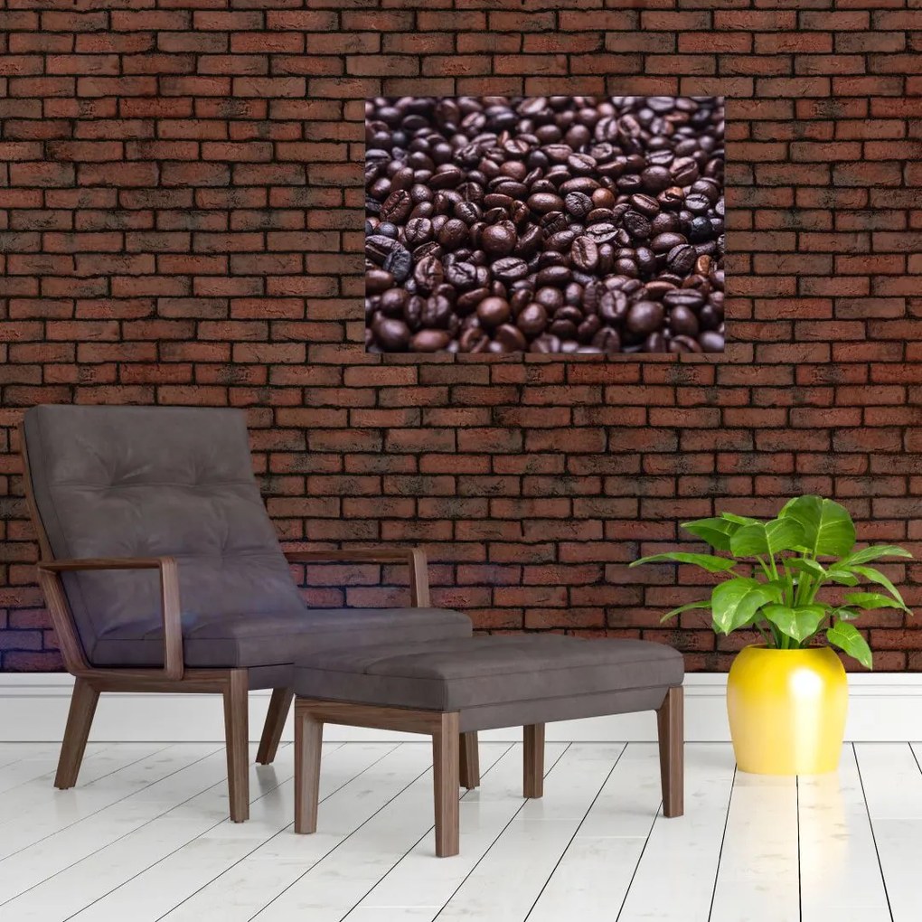 Tablou cu boabe de cafea (70x50 cm)