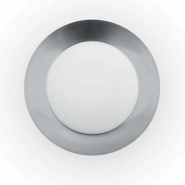 Plafoniera LED moderna SIDE 450 17W alb/nickel