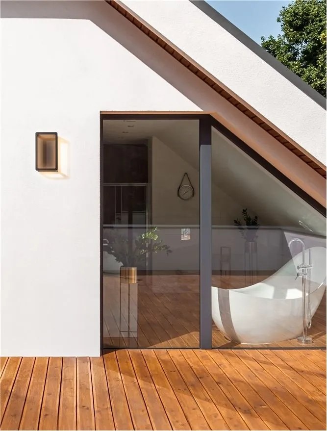 Aplica LED iluminat exterior modern IP65 VEL