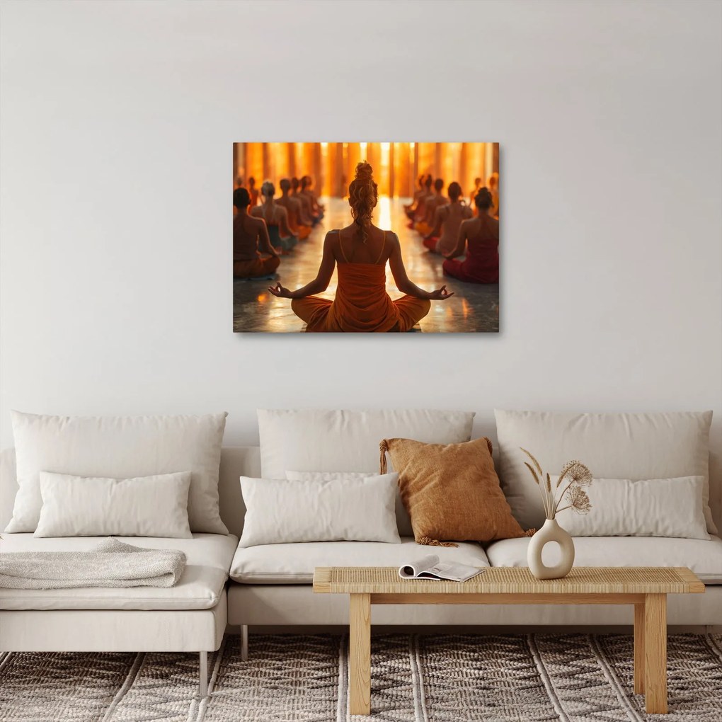 Tablou - Lecții de yoga (70x50 cm)