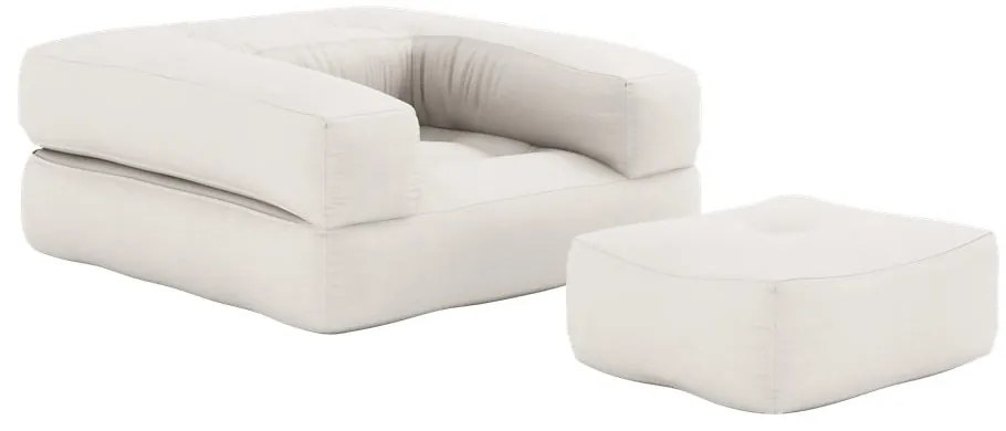 Fotoliu variabil Karup Design Cube Natural, bej