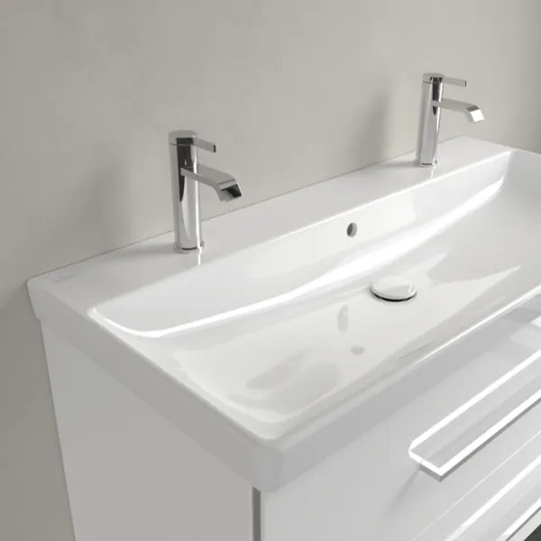 Villeroy & Boch 4156A401 - Lavoar suspendat AVENTO 100 x 47 cm din ceramică, alb