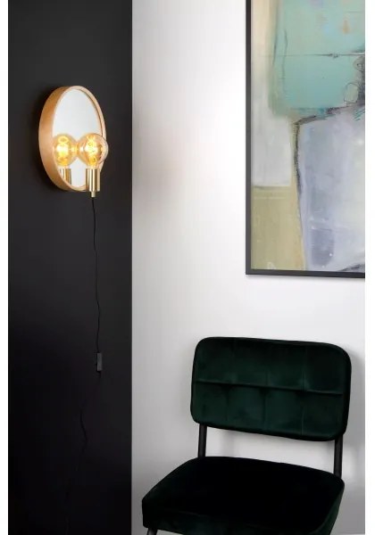 Aplică cu oglindă Lucide 36213/31/72 REFLEX 1xE27/25W/230V bej