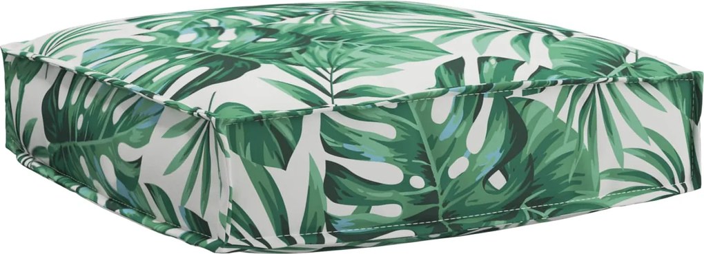 vidaXL Pernă Frunză Model cu frunze 60 x 60 x 12 cm Material Oxford