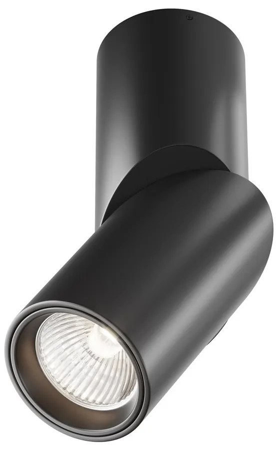 Spot LED aplicat directionabil design tehnic Dafne negru 4000K