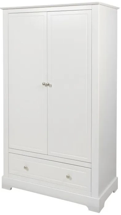Dulap Marylou alb cu 2 sertare H174,6 cm