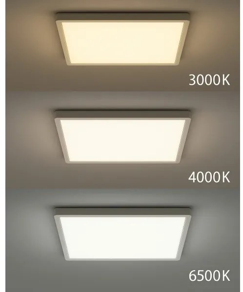 Plafonieră LED 24W/230V 3000/4000/6500K 30x30 cm albă