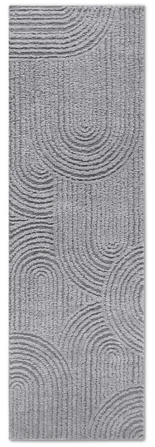Covor tip traversă gri 80x240 cm Chappe Light Grey – Elle Decoration
