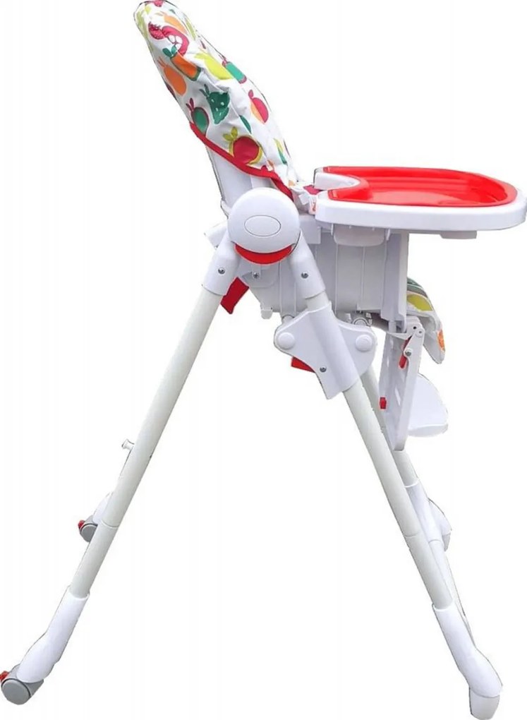Scaun de masa pentru copii si bebe NOVOKIDS™ Go baby reglabil in 6 trepte de inaltime , pliabil , centura de siguranta, sezut comfortabil, masuta