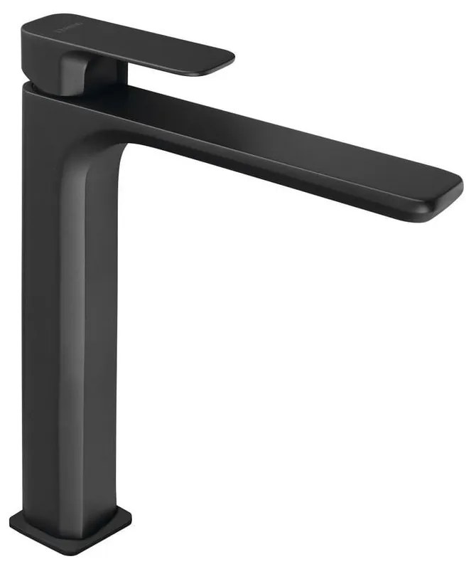 Baterie negru-mat pentru chiuvetă înaltă Spy – Sapho