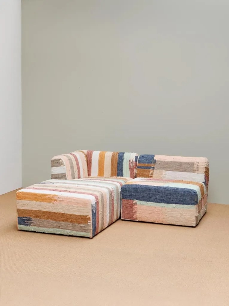 Modul canapea, multicolor, din bumbac, Chindi