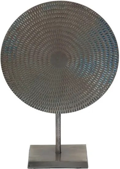 Decoratiune gri din aluminiu 44 cm Velia Zago