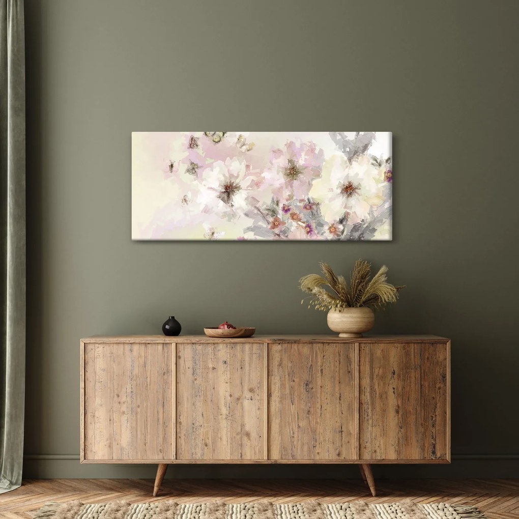 Tablou - Flori,pictură (120x50 cm)