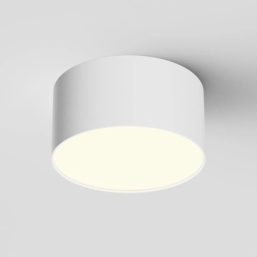 Mini Plafoniera LED design tehnic Zoom D-12cm 3000K alb