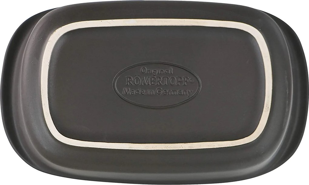 Forma Vas Cuptor Romertopf Vulcano Neagra Cuptor ( Mare 4-6 persoane)