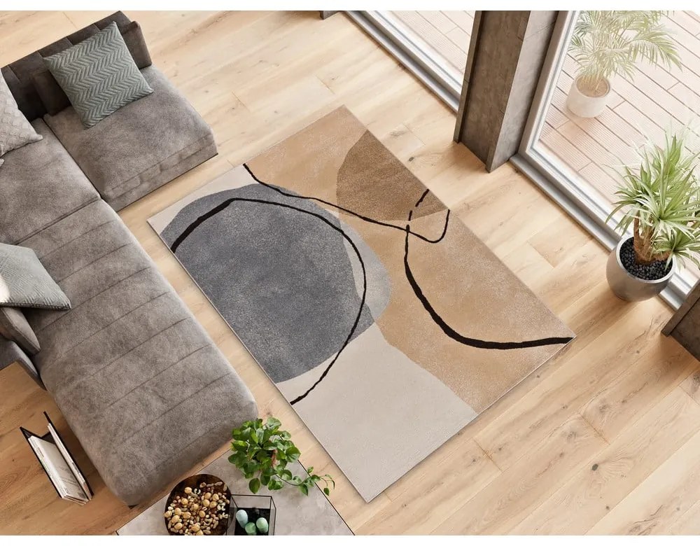 Covor bej 120x180 cm Abstracta – Universal