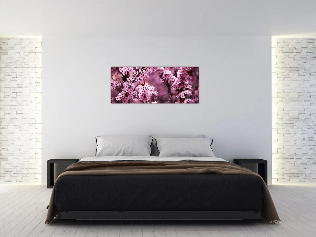 Tablou - Sakura roz (120x50 cm)